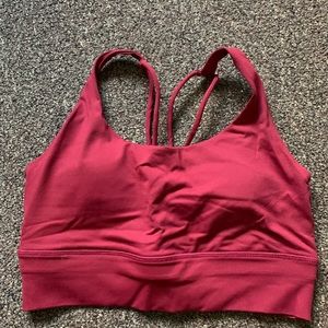 SOLD❌Red longline sports bra